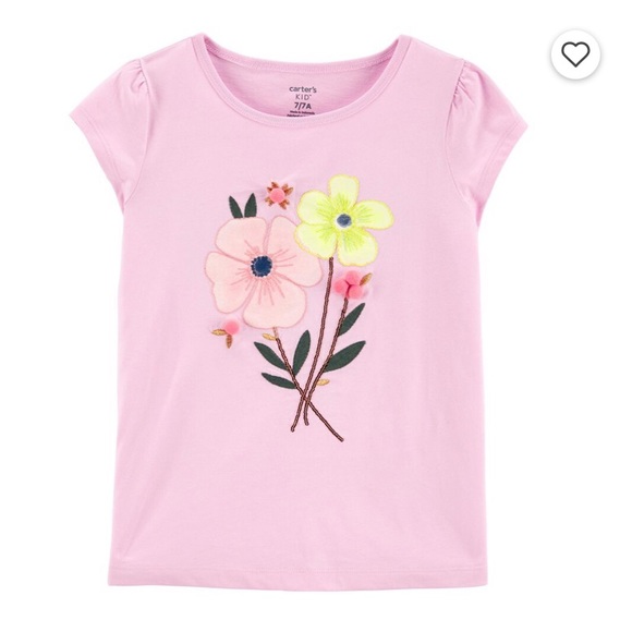 Floral Jersey Tee - Picture 1 of 3